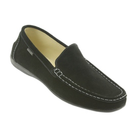 Mocasini pantofi din piele pentru bărbați American Club 01/2019 negru 1 Mocasini pantofi din piele pentru bărbați American Club 01/2019 negru 1