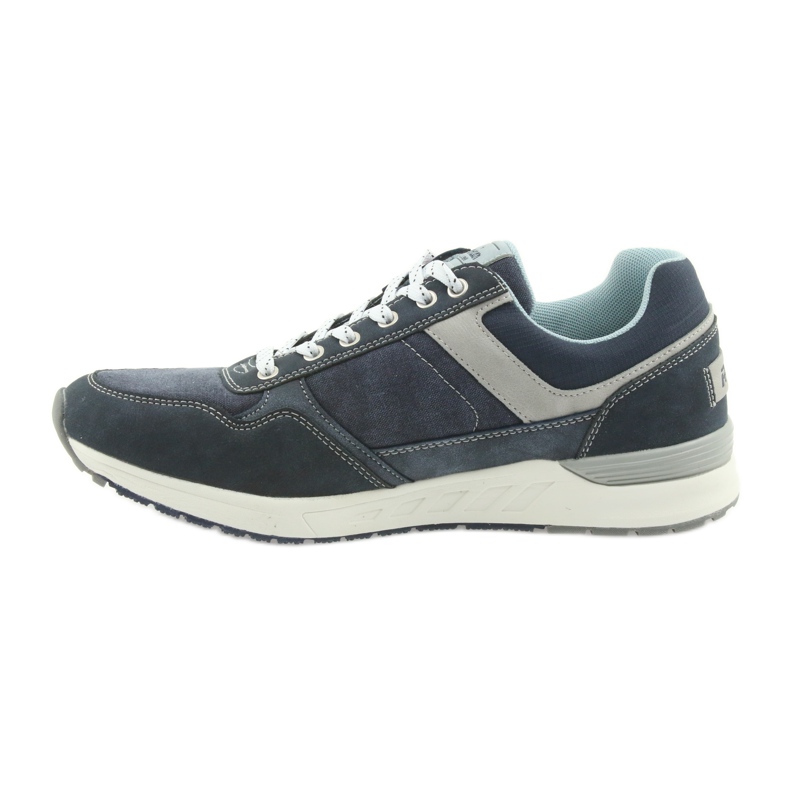 American Club Pantofi sport din denim pentru bărbați ADI American RH17 gri albastru marin 2 American Club Pantofi sport din denim pentru bărbați ADI American RH17 gri albastru marin 2