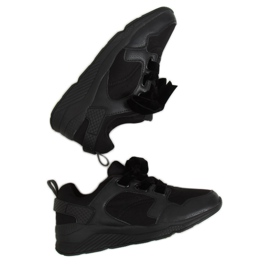 Negru 520-7 Pantofi sport negri 1