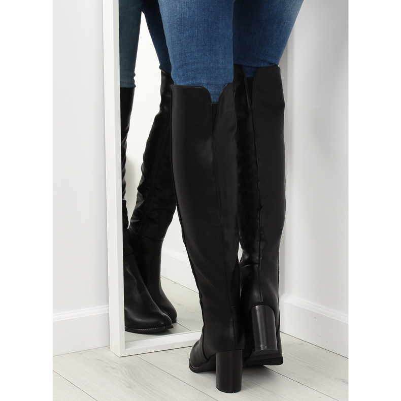 Negru tocuri înalte 9206 Negru II-GAT 1