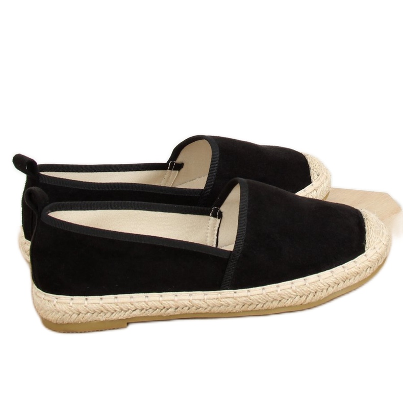 Espadrile negre pentru femei A615-ESP-1 Negre negru 1
