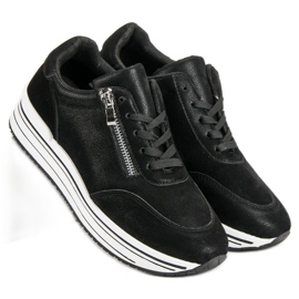 Pantofi sport la modă negru 1