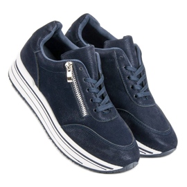 Pantofi sport la modă albastru albastru marin 2