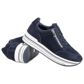 Pantofi sport la modă albastru albastru marin 1