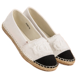 McKey Espadrile la modă alb 2
