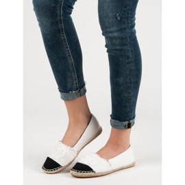 McKey Espadrile la modă alb 6