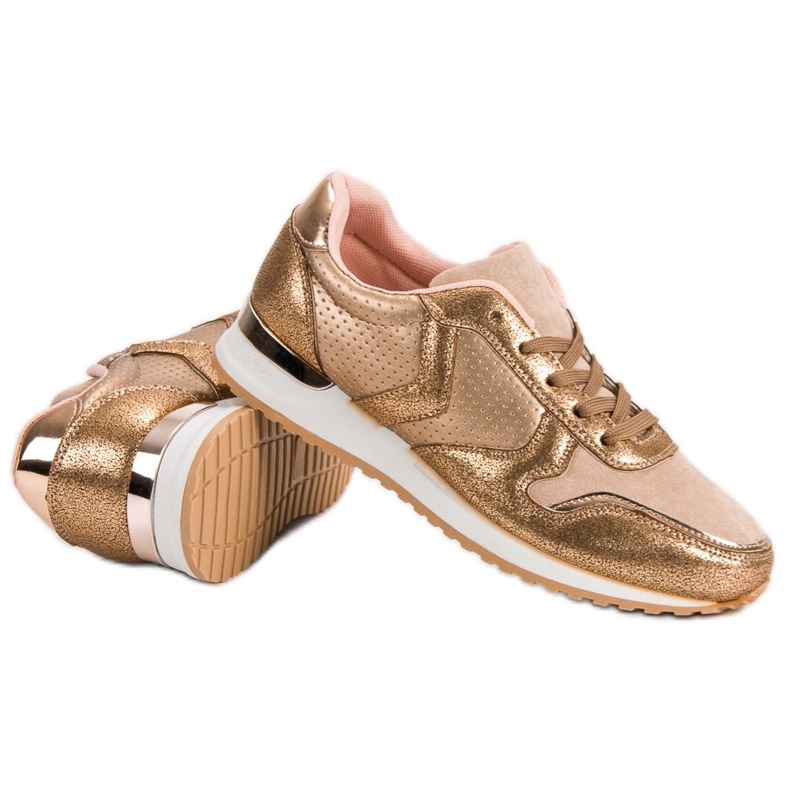 Pantofi sport casual galben 1