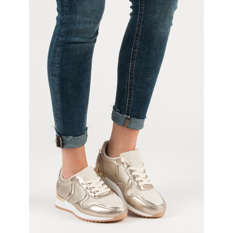 Pantofi sport casual galben 2 Pantofi sport casual galben 2