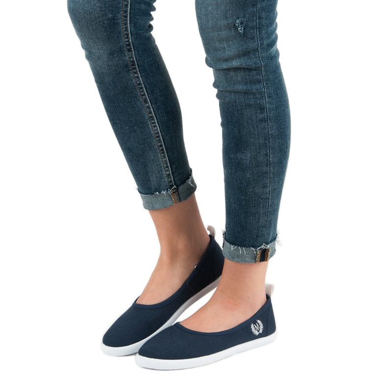 McKey Balerini textile bleumarin albastru 2