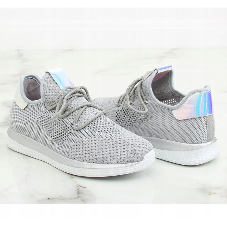 Pantofi sport pe benzină gri B111-8 Gri 1