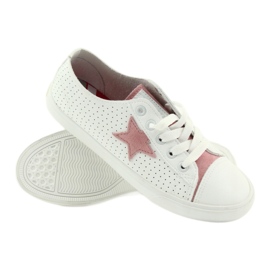 Big Star Adidașii pentru femei decorate cu o stea 274691 alb 1