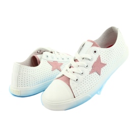 Big Star Adidașii pentru femei decorate cu o stea 274691 alb 5