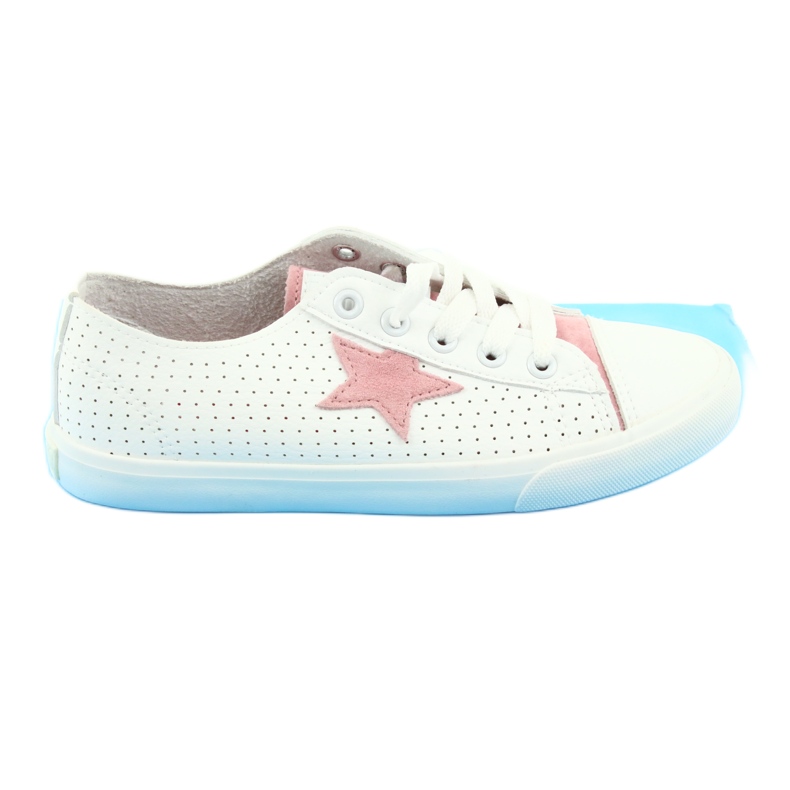 Big Star Adidașii pentru femei decorate cu o stea 274691 alb 3