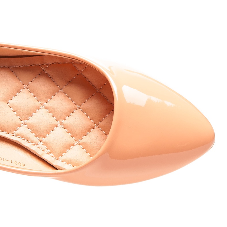 Vices Balerine pastelate portocale 1 Vices Balerine pastelate portocale 1