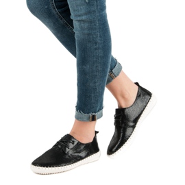 Filippo Încălțăminte din piele neagră negru 2