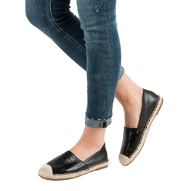 Queentina Espadrile negre negru 2