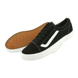 Tenisi negri Atletico 18081 cu șireturi negru 4 Tenisi negri Atletico 18081 cu șireturi negru 4