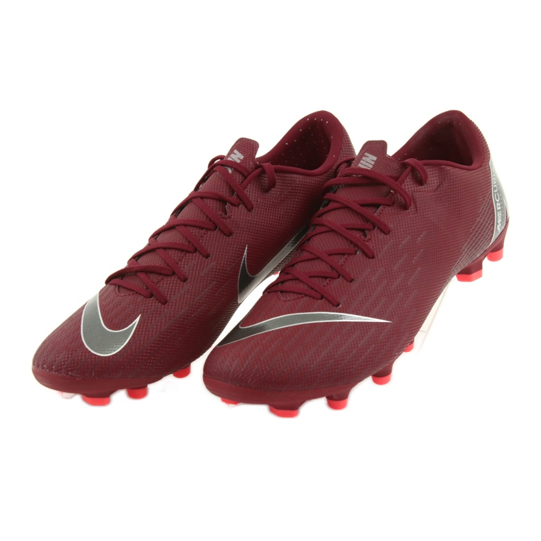 Pantofi de fotbal Nike Mercurial Vapor 12 Academy FG M AH7375-606 claret roșu 4