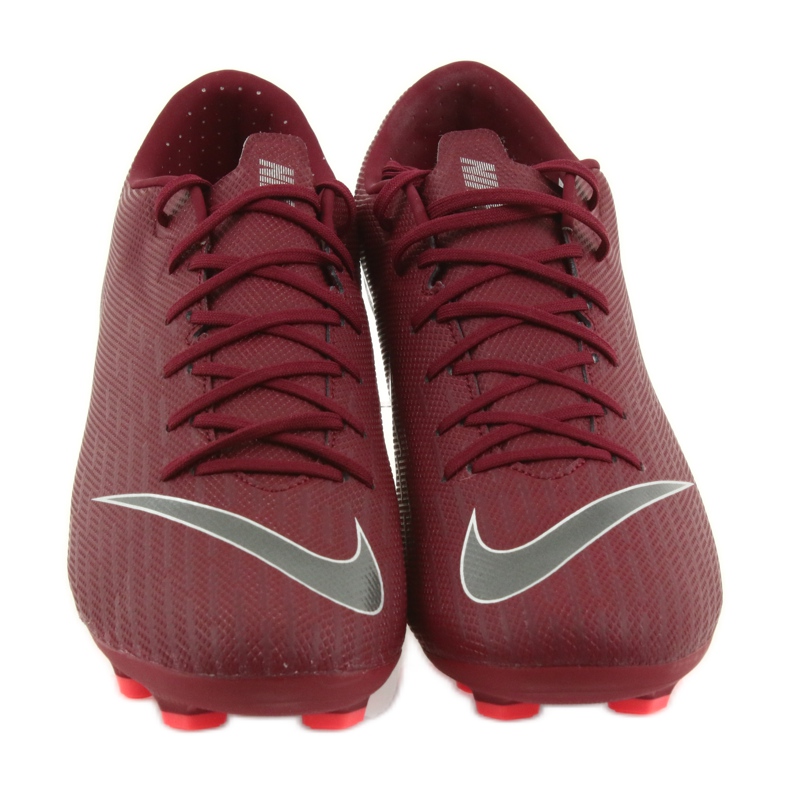 Pantofi de fotbal Nike Mercurial Vapor 12 Academy FG M AH7375-606 claret roșu 3