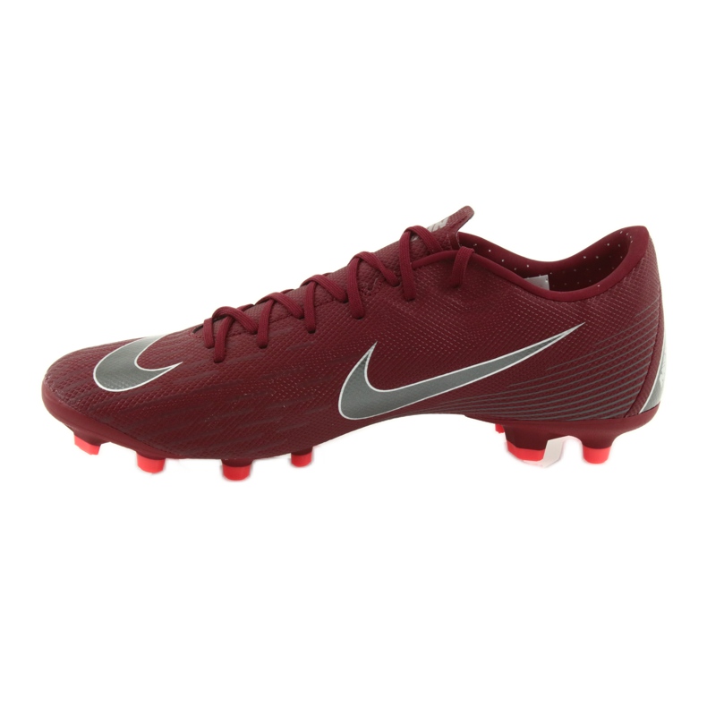 Pantofi de fotbal Nike Mercurial Vapor 12 Academy FG M AH7375-606 claret roșu 2