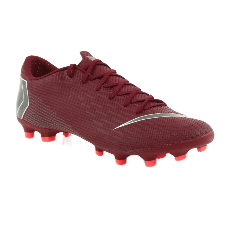 Pantofi de fotbal Nike Mercurial Vapor 12 Academy FG M AH7375-606 claret roșu 1