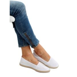 Espadrile cu plasă albă JX1029 Albă 2 Espadrile cu plasă albă JX1029 Albă 2