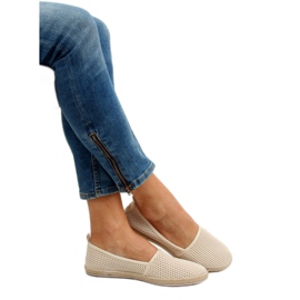 Espadrile din plasă bej JX1029 Bej 2 Espadrile din plasă bej JX1029 Bej 2