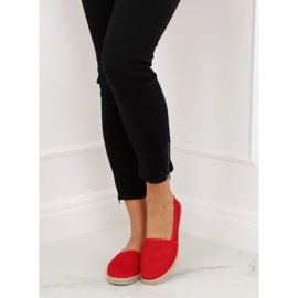 Espadrile din plasă roșie JX1029 Roșu roşu 2