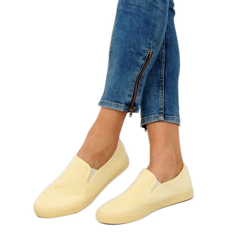 Adidași alunecați galbeni G-92 Galben 2