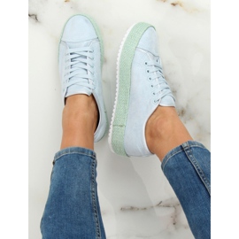 Adidași espadrile albastre R-365 LT.BLUE albastru 2