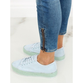 Adidași espadrile albastre R-365 LT.BLUE albastru 3