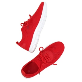 Pantofi sport șosete roșii K-379 Roșu 1