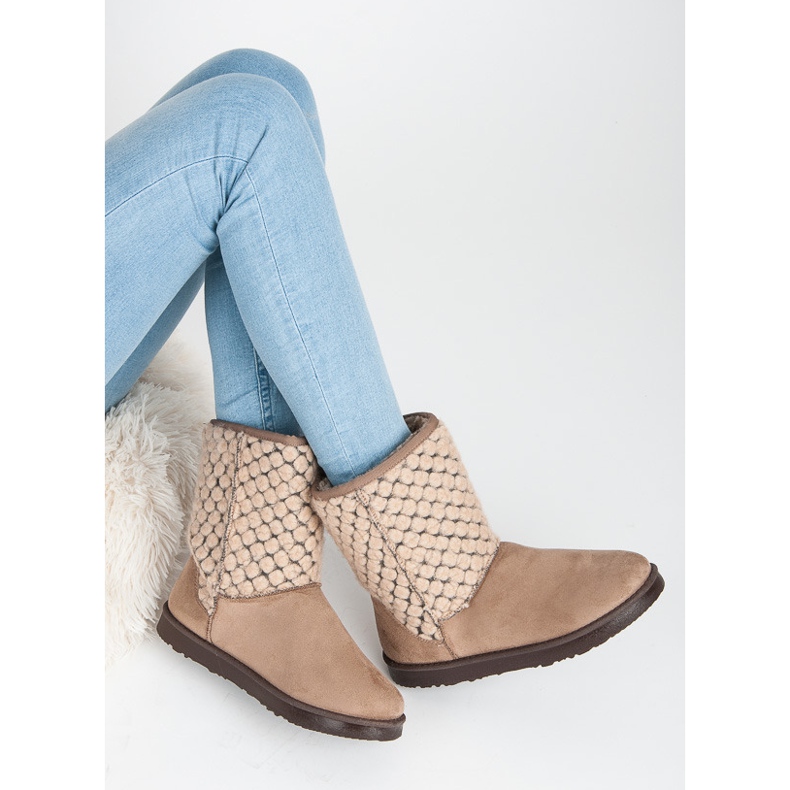 Kylie Mukluki cald maro 1