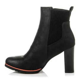 Vices Pantofi de toamnă cu elastic negru 2