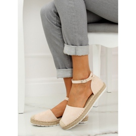Espadrile bej pentru femei JH85 Bej 1