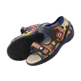 Pantofi copii Befado pu 065P117 albastru marin albastru 5