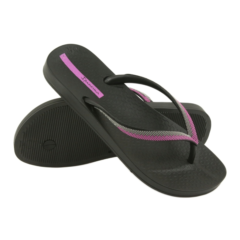 Ipanema Flip Flops pentru femei 82518 Negru/Fuchsia 3