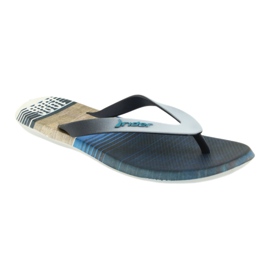 Rider 10719 flip-flops pentru bărbați maro gri albastru marin 1
