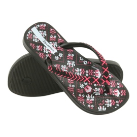 Ipanema 82519 flip-flops negre negru roz 3