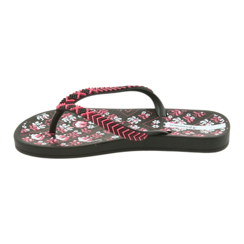 Ipanema 82519 flip-flops negre negru roz 2
