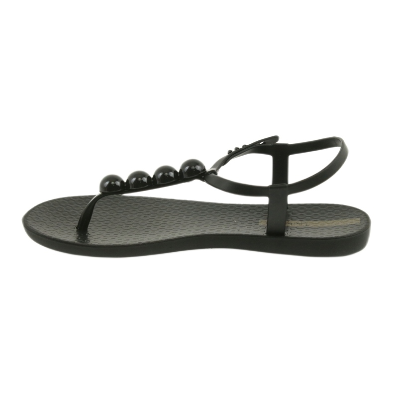 Sandale Ipanema pantofi de damă flip-flops cu bile 82517 negru 2