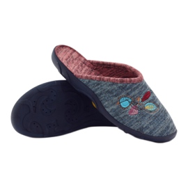 Pantofi pentru femei Befado colorate pu 235D151 albastru 3