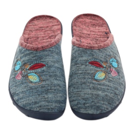 Pantofi pentru femei Befado colorate pu 235D151 albastru 4