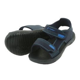 Rider Sandale pentru copii din spumă 82673 Navy Blue Velcro albastru 5
