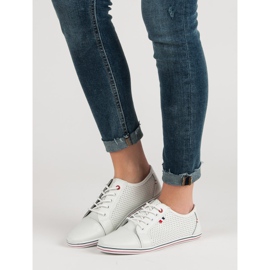 Filippo Încălțăminte din piele ajurată alb 1 Filippo Încălțăminte din piele ajurată alb 1