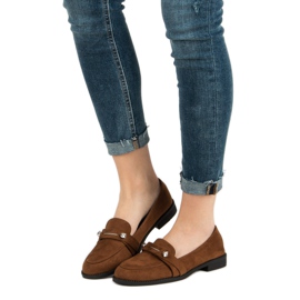 Nio Nio Mocasini de cămilă maro 1