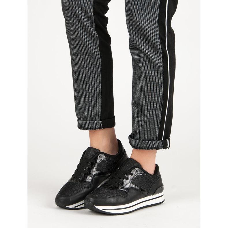 Pantofi sport negri negru 1 Pantofi sport negri negru 1