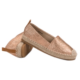 Small Swan Espadrile strălucitoare galben 2 Small Swan Espadrile strălucitoare galben 2