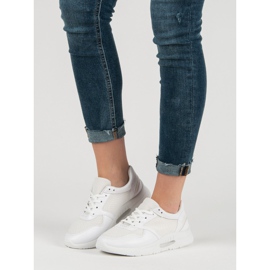 Încălțăminte sport cu șiret alb 2