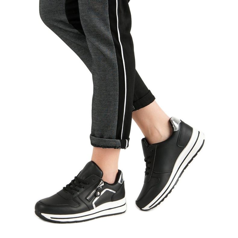 Pantofi sport negri negru 2